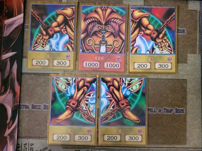 YUGIOH EXODIA THE FORBIDDEN ONE SET (ANIME STYLE ORICA) NM-image