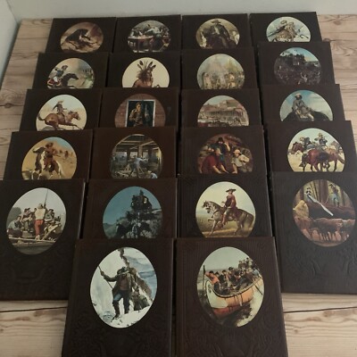 Time Life Books The Old West Series Hardcover Set of 22 Vintage-image