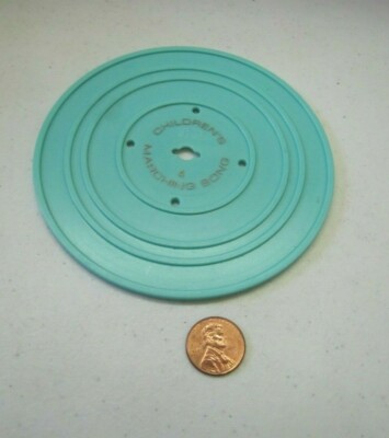 Fisher Price Record Player NEW STYLE Children's Marching Song, Camptown Races-image