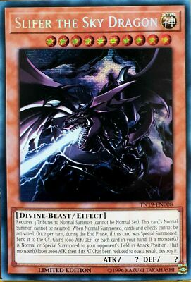 TN19-EN008 SLIFER THE SKY DRAGON SECRET RARE LIMITED EDITION-image