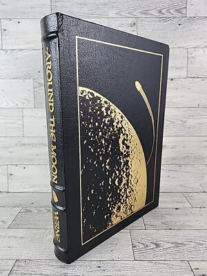 Easton Press Around the Moon by Jules Verne  Sci Fi Series-image
