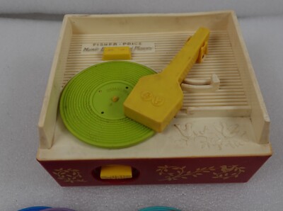 1971 FISHER PRICE #995 MUSICAL MOVEMENT JAPAN RECORD PLAYER COMPLETE WORKING-image