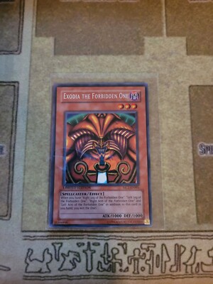 YUGIOH TCG EXODIA THE FORBIDDEN ONE MC1-EN001 SECRET LIMITED EDITION LP-image