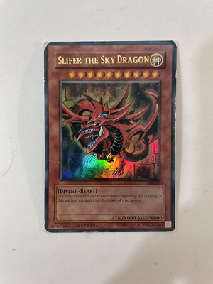 Yu-Gi-Oh! TCG Slifer the Sky Dragon Worldwide Edition GBI-001 HP Heavy Wear Look-image
