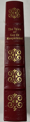 1977 The Tales of Guy de Maupassant Easton Press Leather Collectors Edition VG-image