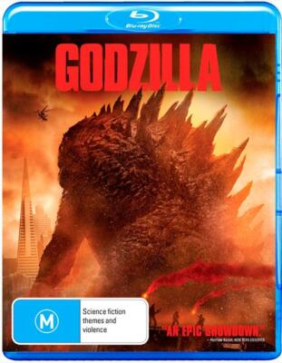 Godzilla (Blu-ray, 2014) Sci Fi Monster Region B Free Post Like NEW-image