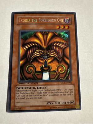 Exodia the Forbidden One MC1-EN001 Master Collection Volume 1 Limited Edition-image