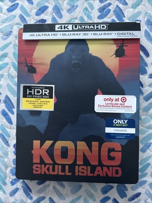 Kong: Skull Island (4K 3D Blu-ray Target Bonus Digital, 2017) Best Buy Steelbook-image