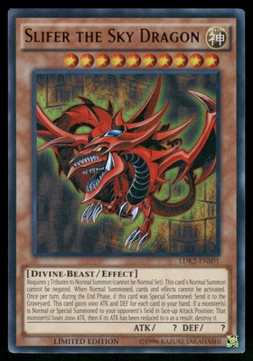 Yugioh! Slifer the Sky Dragon LDK2-ENS01 Ultra Rare-image