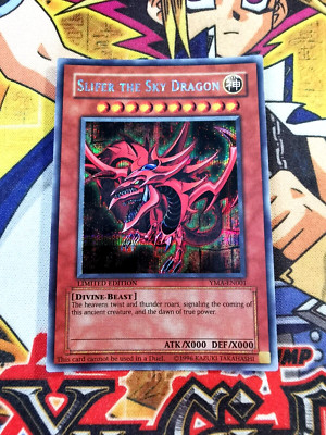 Slifer the Sky Dragon yma-en001 Ltd Ed (LP) Prismatic-Secret Rare Yu-Gi-Oh!-image