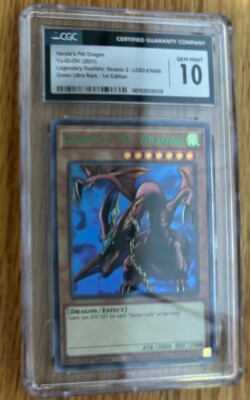 Pokemon Harpie’s Pet Dragon 1st Edition Holo CGC Graded Gem 10 Not PSA Card-image