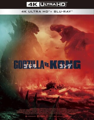 New Godzilla vs. Kong 4K Ultra HD+Blu-ray First Limited Edition Japan TBR-31232D-image