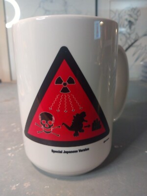 Godzilla International Atomic Nuclear Energy Agency Radiation Warning Symbol Mug-image