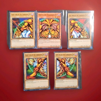 Exodia the Forbidden One Full 5 Card Set Unlimited Edition Common LDK2 Yu-Gi-Oh!-image