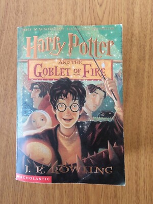 Harry Potter And The Goblet Of Fire First Scholastic Paperback Printing Sep 2002-image
