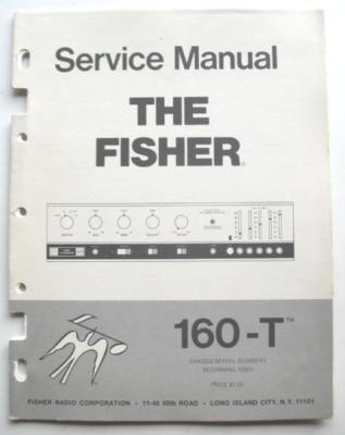 FISHER MODEL 160-T FM STEREO RECEIVER FACTORY SERVICE MANUAL-image