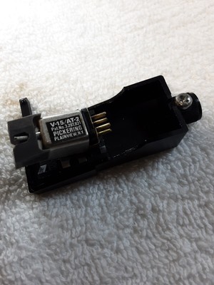 V-15 At-2 Cartridge Fisher Headshell Dat 2 Needle For Turntable Record Player-image