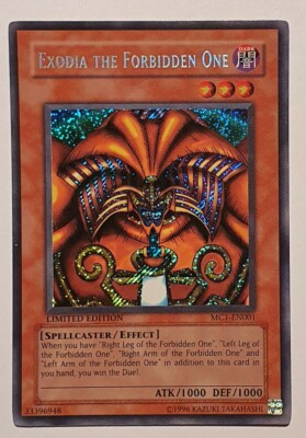 Yugioh Exodia the Forbidden One Limited Edition Secret Rare MC1-EN001-image