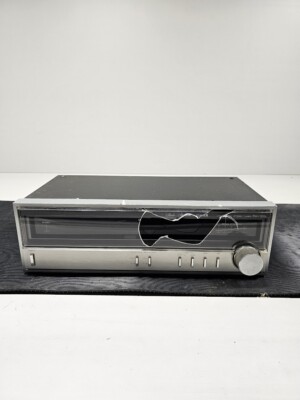 Fisher FM-120L Stereo Tuner - Used, Working, Cracked Screen-image
