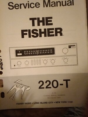 Fisher 220-T Service Manual AM-FM Stereo Receiver Original-image