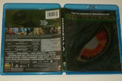 Godzilla (Blu-ray Disc, 2009 Sony) Matthew Broderick, Jean Reno-image