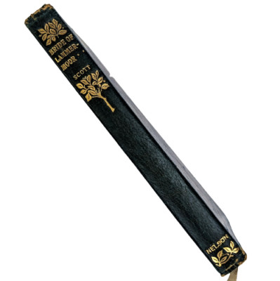 Sir Walter Scott THE BRIDE OF LAMMERMOOR 1901 Antique Leather cover VG Clean-image