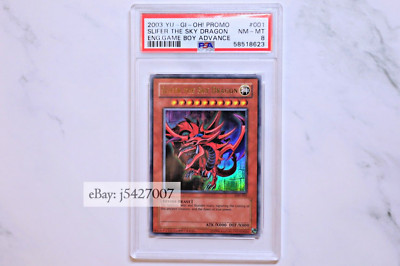 Yugioh / GBI-001 / Egyptian God: Slifer the Sky Dragon / Ultra Rare/ PSA 8-image