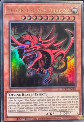 Slifer the Sky Dragon - LDK2-ENS01 - Ultra Rare Limited Edition YuGiOh TCG Card-image