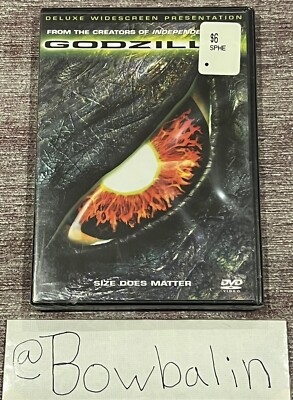 Godzilla ( Region 1 Widescreen DVD , 1998 ) Brand New & Factory Sealed !-image