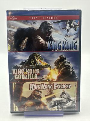 King Kong (2005) / King Kong vs Godzilla (1963) / King Kong Escapes (1967) DVDs-image