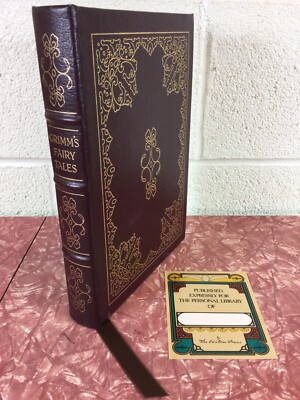Vintage Grimm's Fairy Tales Leather Bound HC Book- Collector's Edition (1980)-image