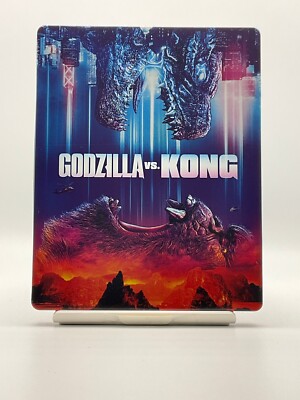 Godzilla vs. Kong ( 4k Ultra HD + Blu Ray ) Steelbook - VG - see pics-image