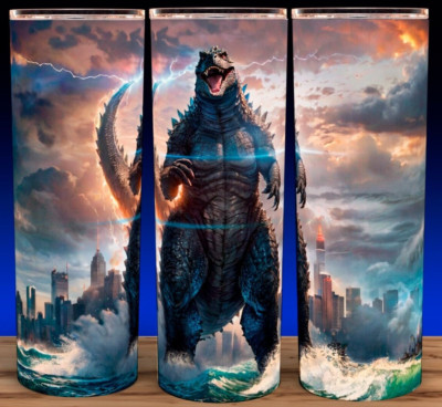 Godzilla King of Monsters in Ocean Cup Mug Tumbler-image