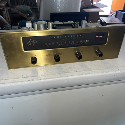 Vintage The Fisher Model FM-50 FM Tube Mono 60’s Tuner Receiver Working-image