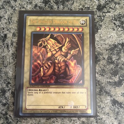 Yu-Gi-Oh! TCG The Winged Dragon Of Ra 1996 LIMITED EDITION-image