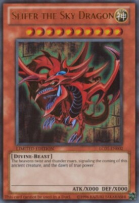 Yugioh-Slifer the Sky Dragon-Ultra Rare-Limited Edition-LC01 EN002 (MP)-image