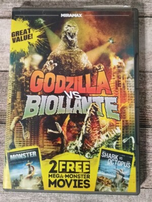 Godzilla vs. Biollante DVD Includes 2 Mega Monster Movies RARE OOP-image