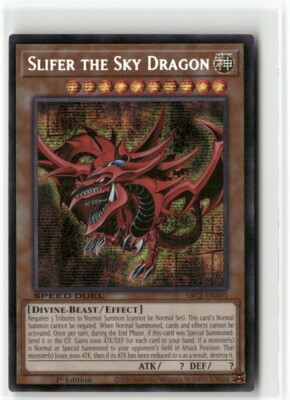 Slifer the Sky Dragon SBC2-ENA01 NM 1st Ed Prismatic Secret Rare YGO-image