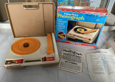 Vintage Fisher-Price Phonograph Record Player 1979 Working Condition-image
