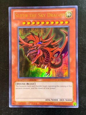 Slifer the Sky Dragon LC01-EN002 Ultra Rare Limited Edition Yu-Gi-Oh! Konami-image