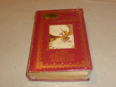 BARNES & NOBLE COMPLETE FAIRY TALES STORIES HANS CHRISIAN ANDERSEN BOOK LEATHER -image