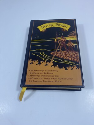 Mark Twain Five Novels Leather bound Classics 2011 Tom Sawyer Prince and Pauper-image