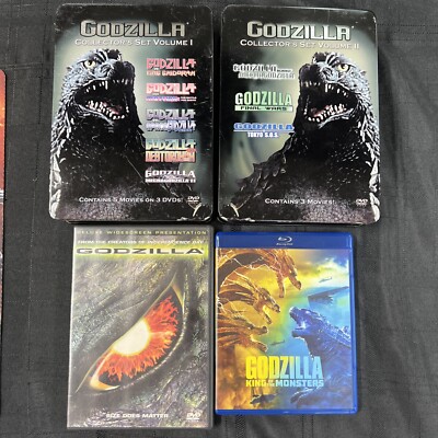 GODZILLA ORIGINAL MOTION PICTURE 8 DISC DVD COLLECTION -10 MOVIES STEELBOX!!-image