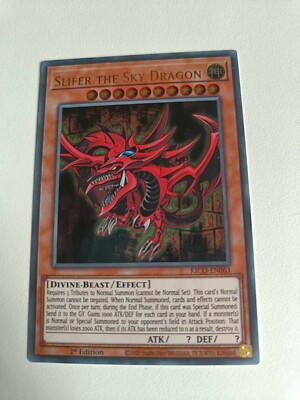 Slifer the Sky Dragon - Ultra Millenium Rare - KICO-EN063 - EX condition-image