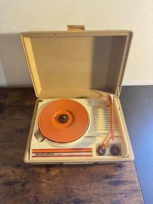 DEJAY Kids Record Player Turntable Special Edition Works SP30 USA Made Vintage-image