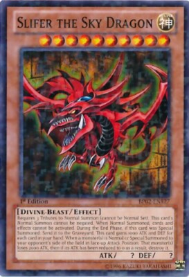 Slifer the Sky Dragon - PGLD-EN032 - Gold Secret Rare - Unlimited Edition x1 - L-image