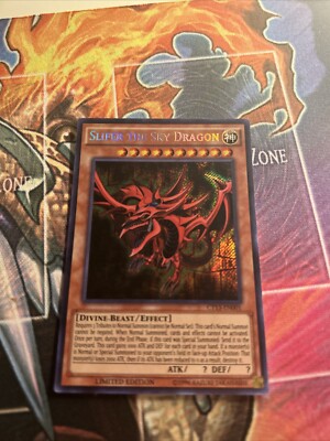 Yugioh ⚡️Slifer the Sky Dragon ⚡️Secret Rare CT13-EN001 Lightly Played-image