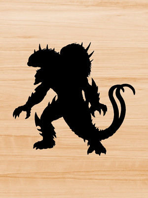 Decal Vinyl Car Truck Sticker - Godzilla Kajui Choas You Pick Size & Color-image