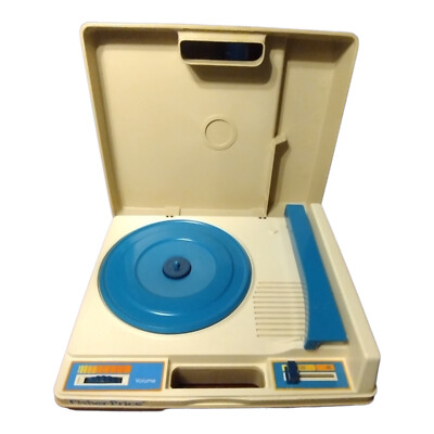 Vintage Fisher Price Portable Phonograph Record Player Works 1978 #825 **READ**-image