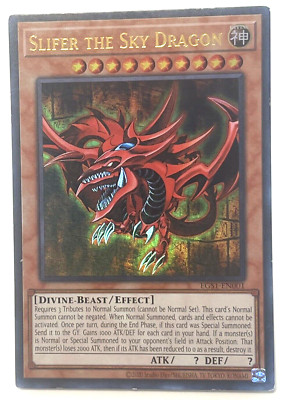 Yu-Gi-Oh! Slifer the Sky Dragon – Ultra Rare Card, Light Play-image